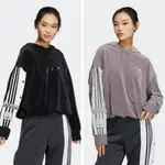 【豬豬老闆】ADIDAS ADIBREAK HOODY2 絨布 拼接 排扣 寬鬆 帽T 女款 IC8140 IC8139