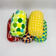 Micro Bead Cylinder Roll Chair Car Home Cushion Tube Throw Pillow No Tag Defect