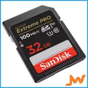 SanDisk Extreme Pro SDHC SdXXO 32GB V30 U3 C10 Memory Card