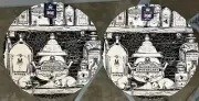 Royal Wessex Halloween Apothecary Witches Poison Salad Plates Set Of 2 New!