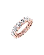 Lab Grown Diamonds 14K Rose Gold 8.78 ct. tw. Lab-Grown Diamond Ring