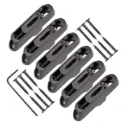 6PCS Electric guitar bridge saddle string Individual Tailpiece Single Bridge