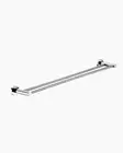 Towel Rail Double Round Holder Shelf Wall Mounted Brass Chrome Bath 750 NEW