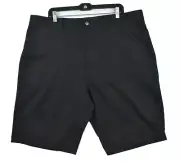 VOLCOM VMonty Stretch 22 Shorts Flat Front Chino Black Men's 40 NEW