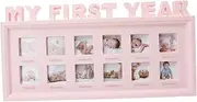 CATIEBYE Keepsake Frame 1st Year Picture Holder Growth Commemorative Present for Boy