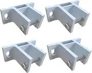 Stgfyxgs 4pcs Awning Wall Bracket Shade Canopy Support White Easy Installation Direct Replacement Aluminum Alloy Accessories for
