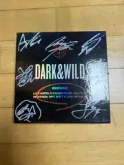 BTS autographed album (dark & wild)