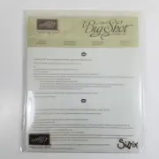 Stampin Up Big Shot Flourish Thinlits Dies Flowers Vine 141478 Retired Sizzix