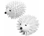 2 Pcs Plastic Dryer Balls with Spikes Fabric Softener , 2 Pcs Hedgehog Dryer Balls Eliminate Wrinkles, Reduce Static Electricity Suitable for