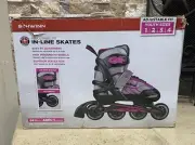 Schwinn Girl's Adjustable Fit In-Line Skates Youth Sizes 1 2 3 4 ABEC-5 "New"