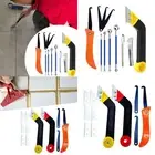 Grout Removal Tool Kit Saw Angled Grout Scraping Rake Ideal for Gaps Cleaning