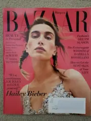 Hailey Bieber, Rianne Van Rompaey, Liu Wen Harpers Bazaar Magazine May 2021