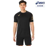 ASICS 亞瑟士 短袖上衣 男女中性款 日本版 排球上衣 2053A191-002