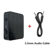 Wireless Bluetooth 5.0 Transmitter&Receiver Audio Adapter Music Aux 3.5mm Hot~