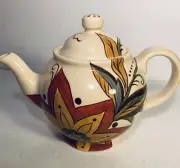 Pier 1 Imports Carynthum Earthenware Ceramic 5 Cup Teapot #440/4406 New