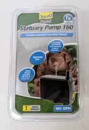 Tetra Pond Statuary Pump Ornamental Fish Aquatic 160 GPH SEALED NEW