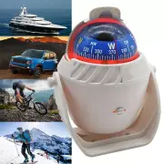 For Sail Ship Vehicle Car Boat Navigation White Marine Compass LED Light
