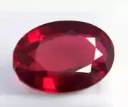 Natural Ruby 32.25 Ct From Mozambique Red Ruby Oval Cut Gemstone Certified