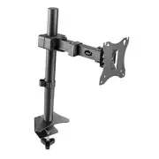 Full Motion Swivel Monitor Desk Mount Stand up to 34'' Screen, Adjustable Arm