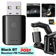 FM01 Bluetooth-Compatible 5.1 Receiver Wireless Car Radio USB FM Transmitter AU