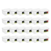 24PK Lemon & Lime Fridge Food Storer Container 450ml 9x5.6x12cm