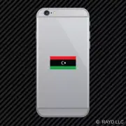 Libyan Flag Cell Phone Sticker Mobile Libya LBY LY