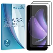 [2 Pack] Full Coverage OPPO Reno13 Pro 5G Tempered Glass Crystal Clear Premium 9H HD Screen Protector by MEZON (OPPO Reno13 Pro 5G, 9H Full) – FREE EXPRESS