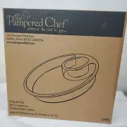 Pampered Chef Chip & Dip Tray, Green, # 2793 ~ NEW ~ Retired