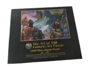 Vintage WORLDS OF TSR Dungeons & Dragons Fantasy Art Puzzle 1500 PIECES New!