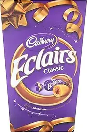 Original Cadbury Chocolate Eclairs Carton Imported from The UK England The Best of British Chocolate Chewy Cadbury Caramel Encapsulates The Soft Chocolatey Centre Which Melts in Your Mouth