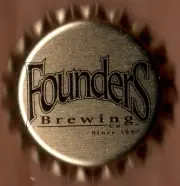 USA Plastic Lined Beer Crown Bottle Cap: Founders Brewing