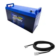 Adventure Kings 12 V 138Ah AGM Deep-Cycle Battery Maintenance free + Solar Extension Lead - 12 Metre