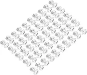 ERINGOGO Nut and Bolt Set Nuts Square Bolts Clamping Thru Hole Screw Knobs Multipurpose Screws 50 Sets