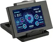 Computer Temp Monitor, 3.5 Inch IPS USB Mini Screen with Visual DIY Theme Editor for RasPi for Linux for Win, Support AIDA64, PC CPU GPU RAM Data Display Monitor