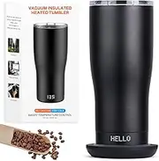 Heated Coffee Mug 19 oz (560ml), Self-Heating Vacuum Smart Mug, Adjustable Temp Controlled, LCD Screen, 8 Hour Battery Life, Magnetic Slider Cover