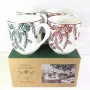 Bee & Willow Vail Pine 4 Pack Mugs Cups NEW -- SOLD OUT!!