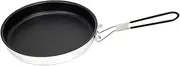 Portable Folding Aluminium Alloy Frying Pan Handle - Non-Stick Frying Pan, 24cm/9.4" Outdoor Cookware for Camping | Hiking, Backpacking, Picnic, BBQ