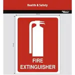 Fantastic Stickers Fire Extinguisher Sign 25cm - B-FB25-HSF-FE