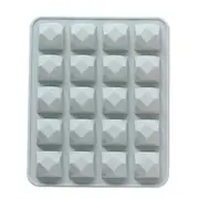 3Pcs 20 Holes Cartoon Diamond 3D Shape Non-Stick Silicone Cake Mold For Baking DIY Jelly Muffin Mousse Chocolate Tool Ice Tray