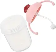 GOOHOCHY Hospital Sippy Cup with Weighted Straw and Handles Spill Drinking Cup for Bedridden Individuals and Maternity Care Easy to Read Measurements Durable Design