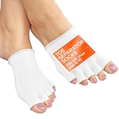 Gel Toe Separator Socks for Women ? Pain Relief, Comfortable for Bedtime, Gel To