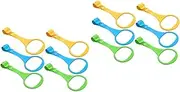 Vaguelly 12 Pcs Crib Sling Walking Safety Rings Nursery Pull Rings Bed Hand Rings Crib Rings Walking Assistant Stand up Pull Rings Pull up Rings