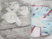 My Baby Super Soft Plush Blanket and Hooded Towel & Washcloth Set , Brand New