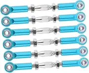 MUSISALY 6Pcs Turnbuckle Rod Linkage for Truck Buggy Upgrade Parts Steering Rods Blue and Easy to Install