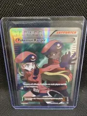 Pokemon Ranger - 113/114 - Full Art Ultra Rare Pokemon XY Steam Siege