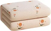 Cotton Heated Throw Soft Electric Blanket Heated Pad Washable Heated Blanket Even Heat Dispersion with 3 Heat Settings