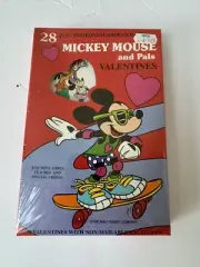 Vintage Mickey Mouse And Pals Valentines! NEW and SEALED Box.