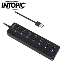 在飛比找樂天市場購物網優惠-INTOPIC 廣鼎 USB3.2 7孔 高速集線器 HB6