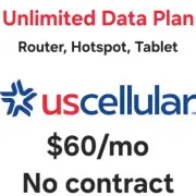 UScellular Unlimited 5G/LTE Data Plan SIM/eSIM Router, Tablet, Hotspot & More