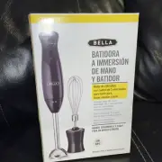 BELLA Immersion Hand Blender Whisk Attachment Black